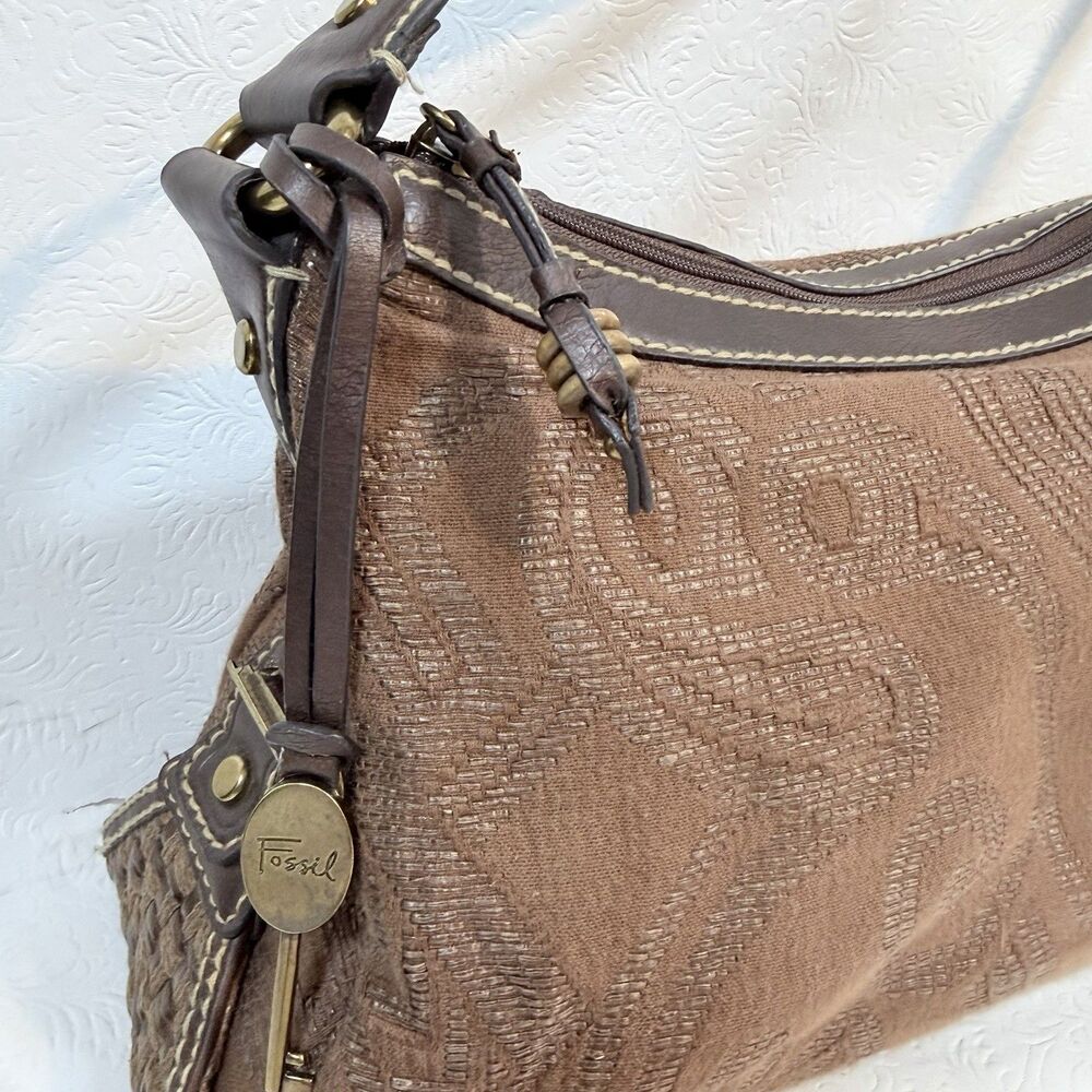 Fossil Modern Vintage Brown Shoulder Bag - Picture 2 of 16